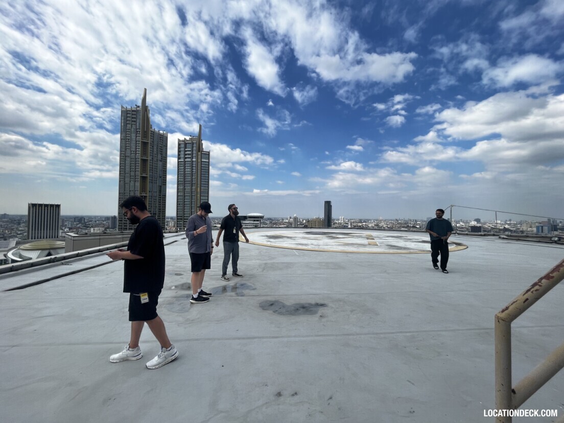 Helipad and Rooftop CAAT Building - Bangkok, Thailand Filming Location