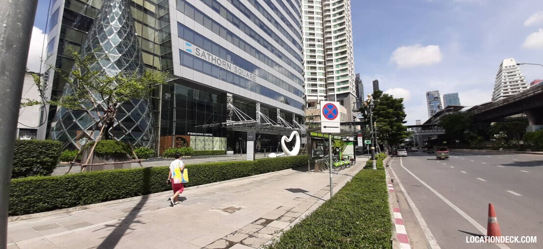 Road Below Skytrain Chong Nonsi - Bangkok, Thailand Filming Location