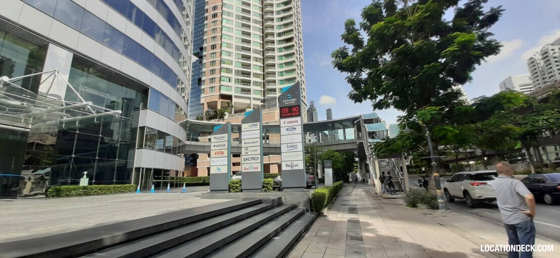 Road Below Skytrain Chong Nonsi - Bangkok, Thailand Filming Location
