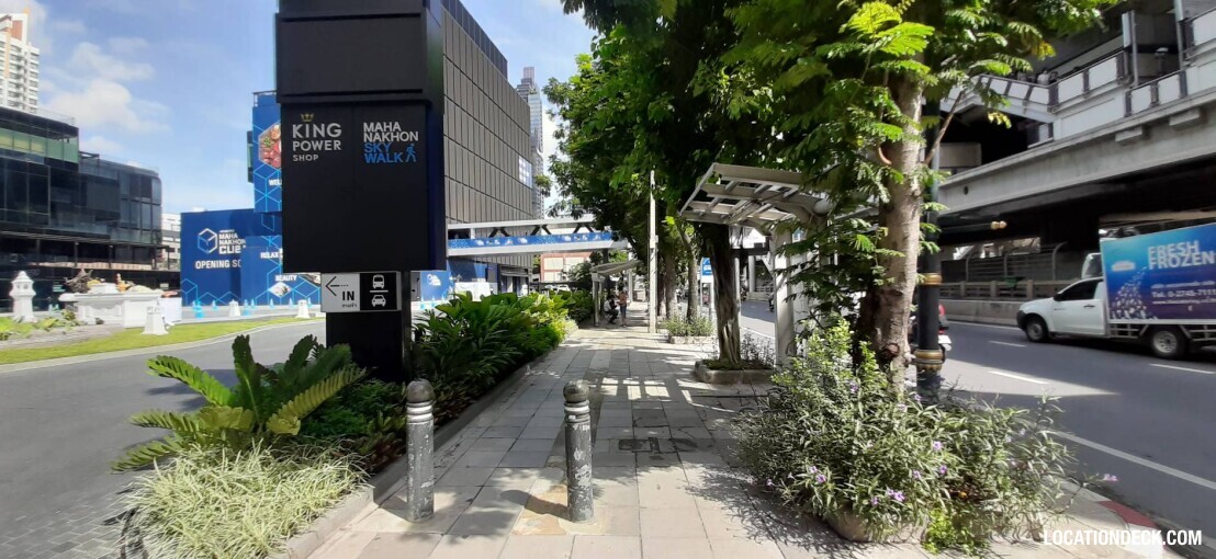 Road Below Skytrain Chong Nonsi - Bangkok, Thailand Filming Location