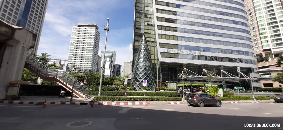 Road Below Skytrain Chong Nonsi - Bangkok, Thailand Filming Location