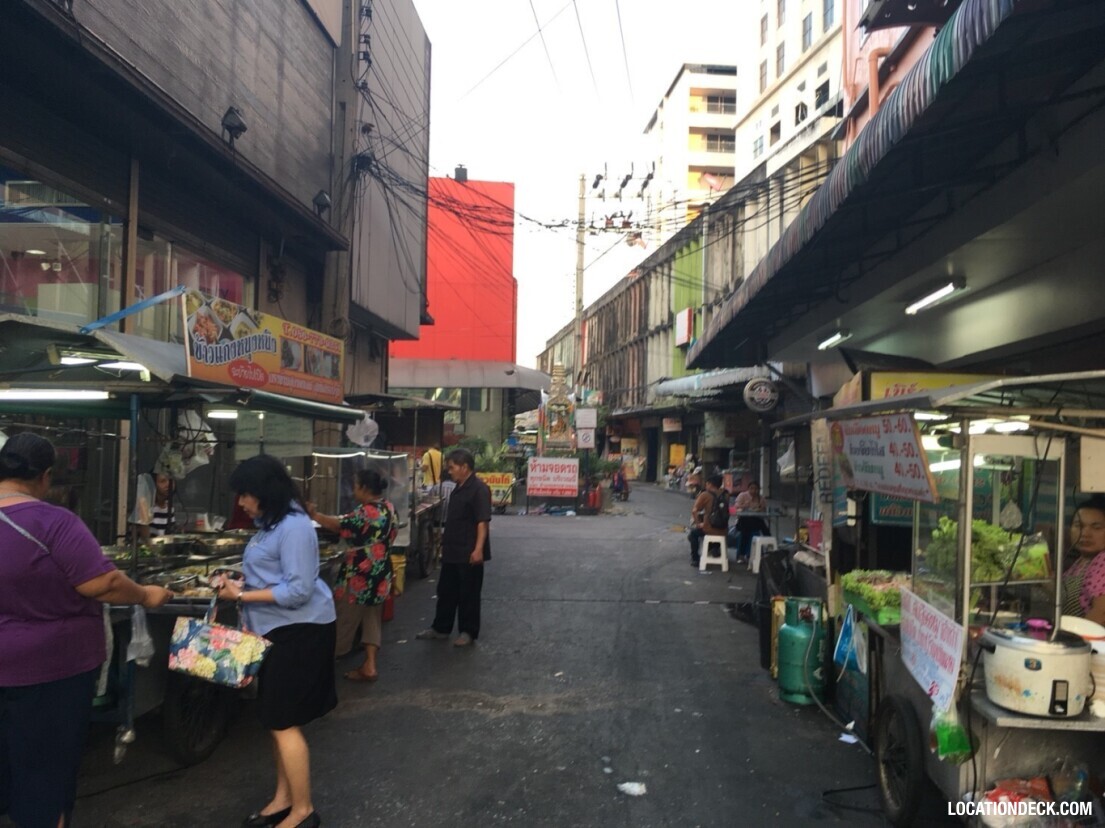 Road under Saphan Khwai BTS Station - Bangkok, Thailand Filming Location