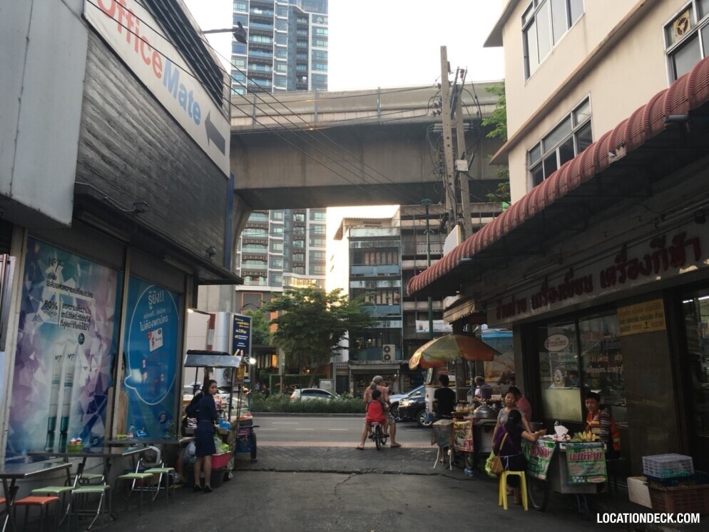 Road under Saphan Khwai BTS Station - Bangkok, Thailand Filming Location
